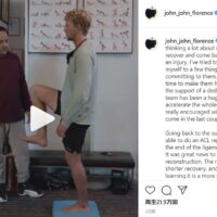 ジョンジョン・フローレンスが先日行ったACL手術内容の詳細を発表