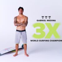 ウエストバンドが面白い!ガブリエル・メディナのシグネチャーボードショーツ