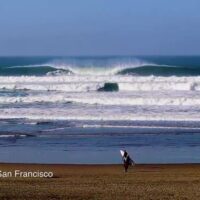 感謝祭翌日に炸裂！サンフランシスコのオーシャンビーチでのフリーサーフ動画