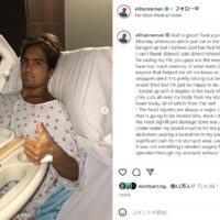 イーライ・ハンネマンがパイプラインで負傷:本人SNS投稿による状況報告