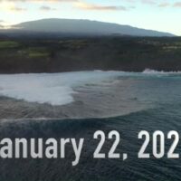 最大30フィート弱のビッグスウェルも！1月21日のマウイ島ジョーズ動画