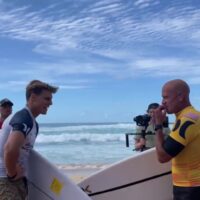 ハーレープロサンセットに急遽出場したコア・スミス!舞台裏動画