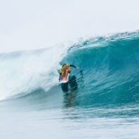 ウイメンズの1stラウンドのみ開催!2022年CT第10戦「タヒチプロ」初日