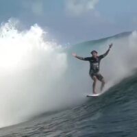 2022年タヒチプロでコールされたエクセレントレンジのハイライト動画