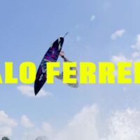 イタロ・フェレイラがダブルエアセクションのウェイブプールへ!エアゲーム動画