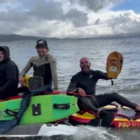 ビッグウェイブでボディサーフ!カラニ・ラッタンジのマーヴェリックス動画