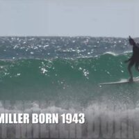 80歳のラスティ・ミラー!バイロンベイでのフリーサーフィン動画