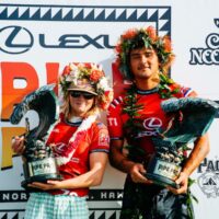 バロンとケイトリンが優勝!2024年CT初戦「パイププロ」最終日