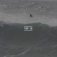 2024年2月21日のポルトガルのナザレ!ビッグウェイブのトウインサーフ動画