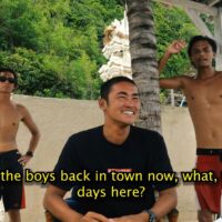 和井田とブロンソンのインドネシア二大スターが出演！バリ島フリーサーフ動画