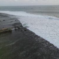 2025年7月1日午前撮影のインドネシアのジャワ島タートルズの波情報