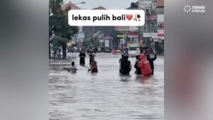 乾季のはずのインドネシアのバリ島で大洪水！死者が出るほどの大災害に