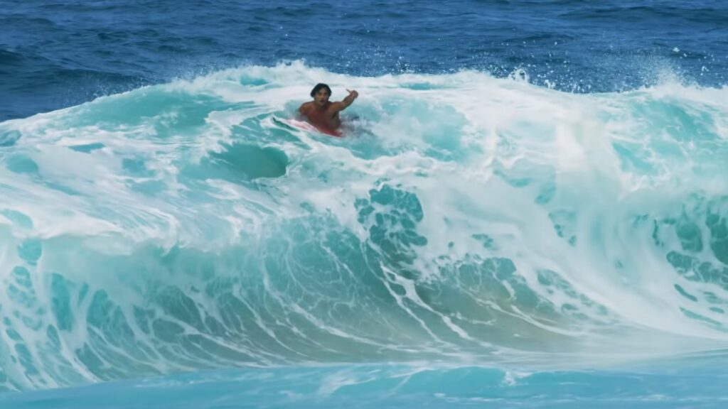 12月のオアフ島ノースショア！ローカルのバロン・マミヤのフリーサーフ動画