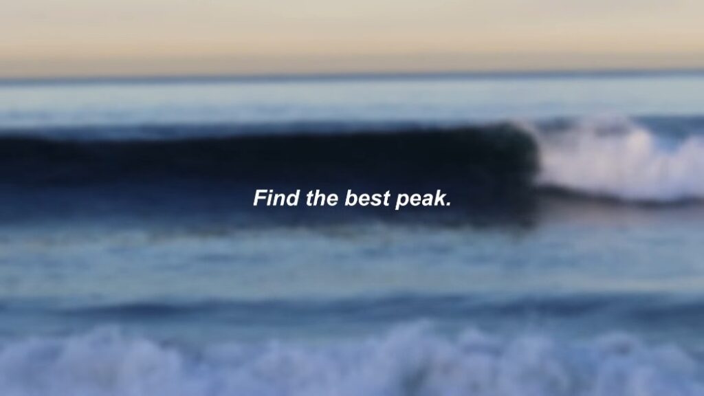 ロスのエルポートを参考にビーチブレイクで波を読み解くための解説動画