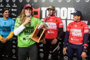 女性ビッグウェイブレジェンドのジャスティン・デュポンが脊椎骨折の大怪我