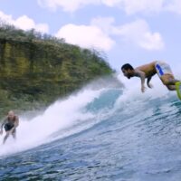 チッパ＆フィリペ出演シーンのサーフムービー「Zipper」のバックステージ動画