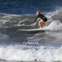 サーフィン上達のハウツー動画！敢えてボトムターンを忘れてハイラインを取る