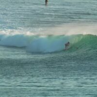 バリ島ビンギンで干潮一杯コンディション！小波フリーサーフィン動画